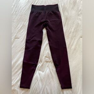 NWOT Victoria's Secret Deep Burgundy Women’s Seamless Leggings